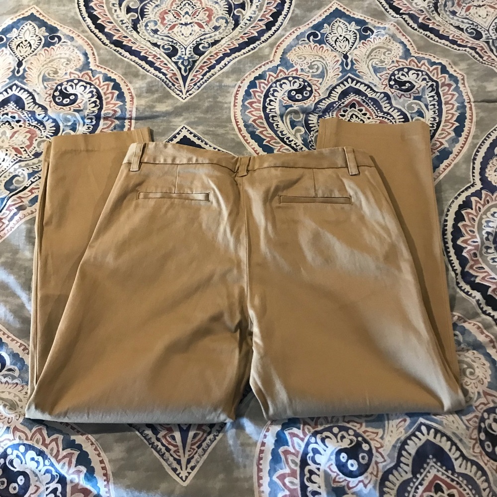 Tan Lord & Taylor Khakis Dress Slacks π Cropped - Picture 8 of 8